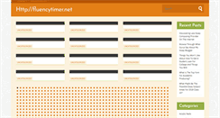Desktop Screenshot of fluencytimer.net