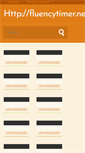Mobile Screenshot of fluencytimer.net